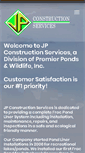 Mobile Screenshot of jpconstruction-services.com